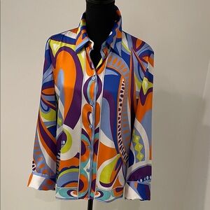 Zara Multicolor Abstract Shirt